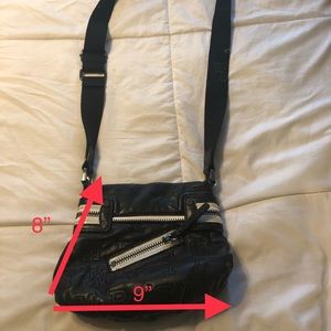 Soft leather L.A.M.B crossbody purse